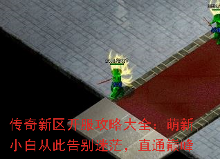 传奇新区开服攻略大全:萌新小白从此告别迷茫,直通巅峰 传奇新区开服攻略大全:萌新小白从此告别迷茫,直通巅峰