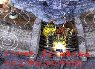 神之印传奇:屠龙之路单挑魔尊,千军万马之中斩杀BOSS终极秘籍 神之印传奇:屠龙之路单挑魔尊,千军万马之中斩杀BOSS终极秘籍