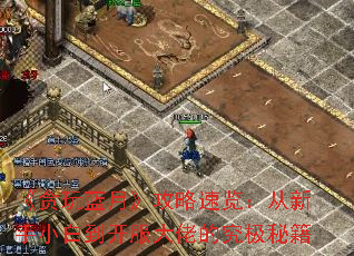 《贪玩蓝月》攻略速览:从新手小白到开服大佬的究极秘籍 《贪玩蓝月》攻略速览:从新手小白到开服大佬的究极秘籍