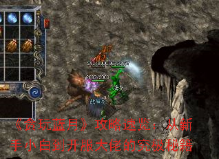 《贪玩蓝月》攻略速览:从新手小白到开服大佬的究极秘籍 《贪玩蓝月》攻略速览:从新手小白到开服大佬的究极秘籍