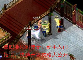 单职业切割传奇:新手入门指引,快速升级攻略大公开 单职业切割传奇:新手入门指引,快速升级攻略大公开