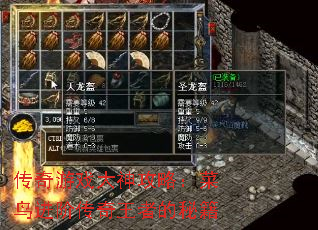 传奇游戏大神攻略:菜鸟进阶传奇王者的秘籍 传奇游戏大神攻略:菜鸟进阶传奇王者的秘籍