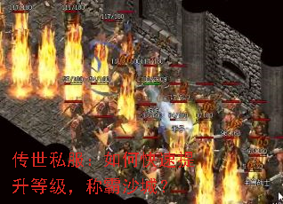 传世私服:如何快速提升等级,称霸沙城? 传世私服:如何快速提升等级,称霸沙城?