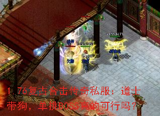 1.76复古合击传奇私服:道士带狗,单挑BOSS真的可行吗? 1.76复古合击传奇私服:道士带狗,单挑BOSS真的可行吗?