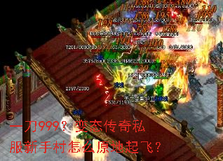 一刀999?变态传奇私服新手村怎么原地起飞? 一刀999?变态传奇私服新手村怎么原地起飞?