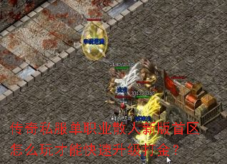 传奇私服单职业散人新版首区怎么玩才能快速升级打金? 传奇私服单职业散人新版首区怎么玩才能快速升级打金?
