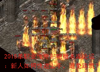 2018单职业传奇贴吧版本库论坛:新人如何快速上手,避免踩坑? 2018单职业传奇贴吧版本库论坛:新人如何快速上手,避免踩坑?