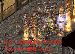传奇公益服新手如何快速提升战力并获取稀有装备? 传奇公益服新手如何快速提升战力并获取稀有装备?