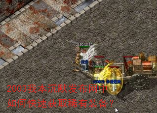 2003我本沉默发布网中如何快速获取稀有装备? 2003我本沉默发布网中如何快速获取稀有装备?