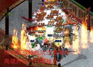 传奇私服特色玩法有哪些高效升级与打宝技巧? 传奇私服特色玩法有哪些高效升级与打宝技巧?