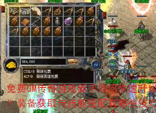 免费GM传奇游戏新手如何快速升级?装备获取与技能搭配有哪些技巧? 免费GM传奇游戏新手如何快速升级?装备获取与技能搭配有哪些技巧?