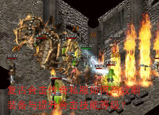 复古合击传奇私服如何高效刷装备与提升合击技能等级? 复古合击传奇私服如何高效刷装备与提升合击技能等级?